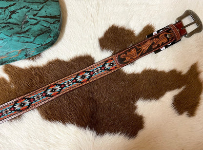 WESTERN BEADED BELT