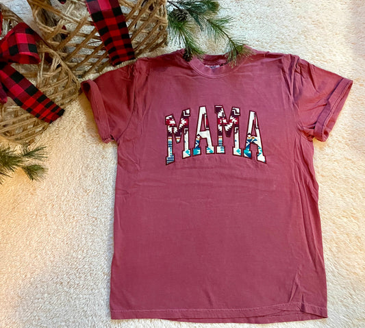 “MAMA” embroidered tshirt