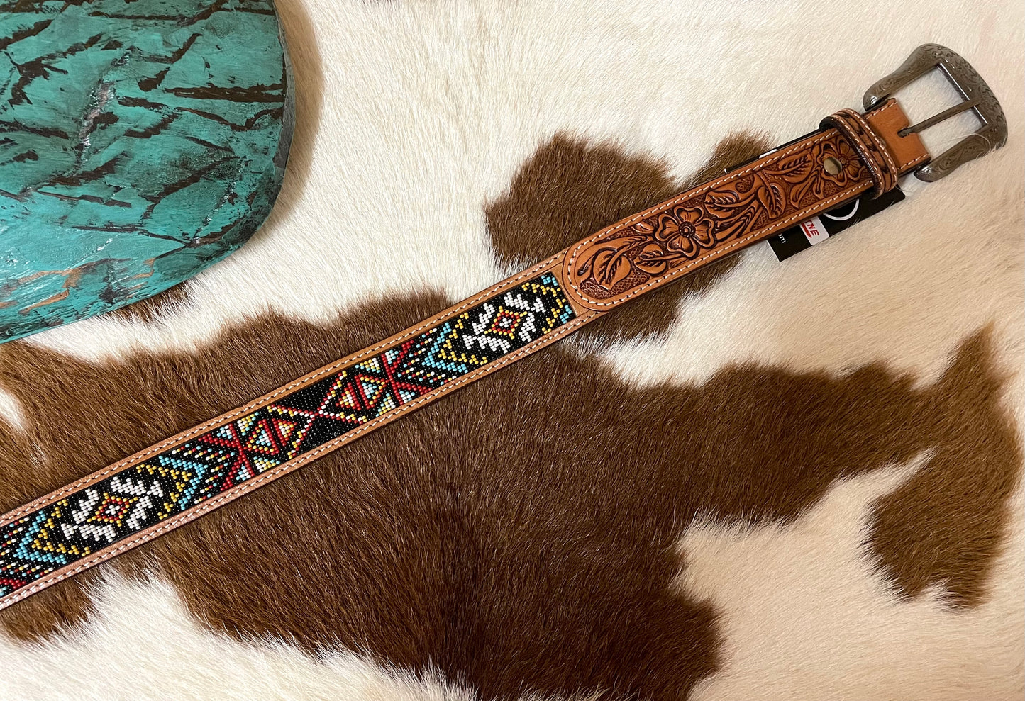 WESTERN BEADED BELT