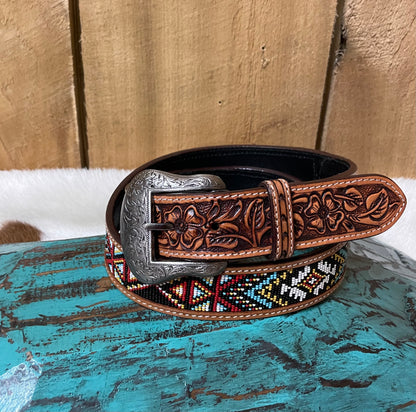 WESTERN BEADED BELT