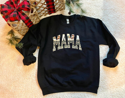 Crewneck “MAMA” embroidered sweatshirt