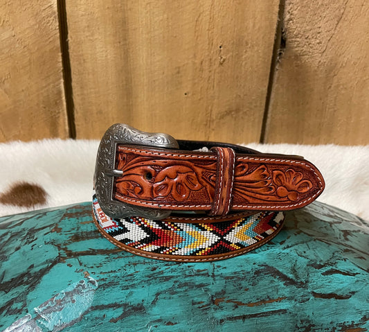 WESTERN BEADED BELT