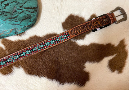 WESTERN BEADED BELT